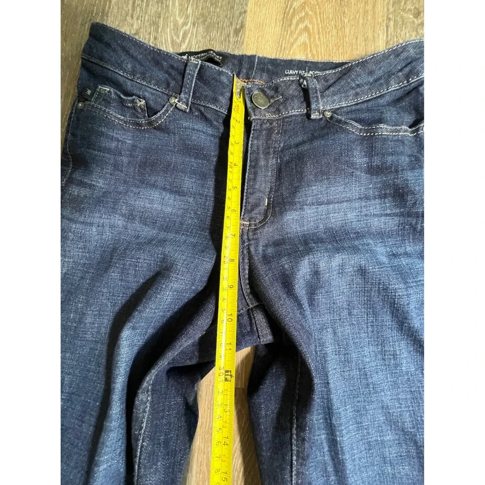 Lee Bootcut Jeans Women 10 Medium Blue Excellent Curvy Fit Modern Series Indigo